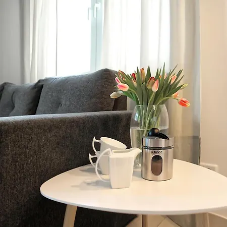 Apartament Modern Wohnen I Smart Tv I Terrasse I 2x Parkplatz I 2 Schlafzimmer I 6 Schlafplaetze Bad Oeynhausen